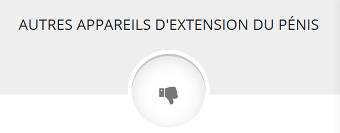 Autres appareils d'extension du pénis