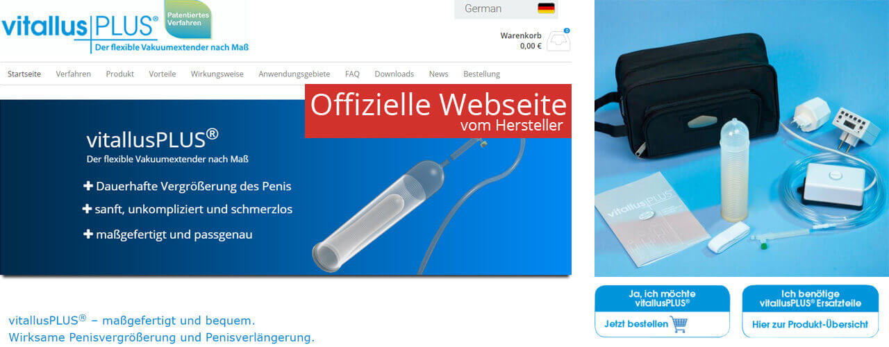 VitallusPLUS Hersteller Webseite
