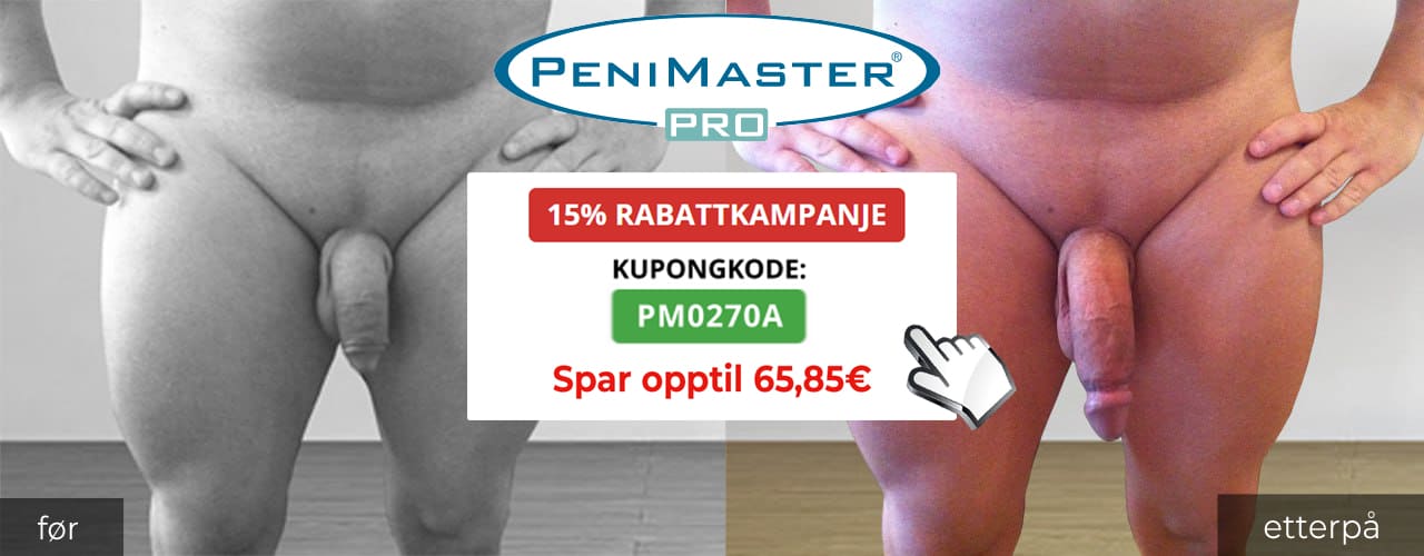 PeniMaster Pro før og etter resultater med bilder